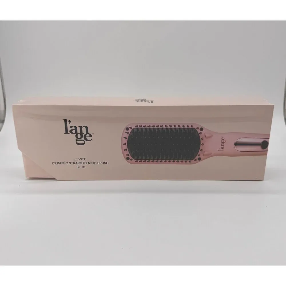 L'ange Le Vite Ceramic Straightening Brush in the color Blush Sealed-New in Box